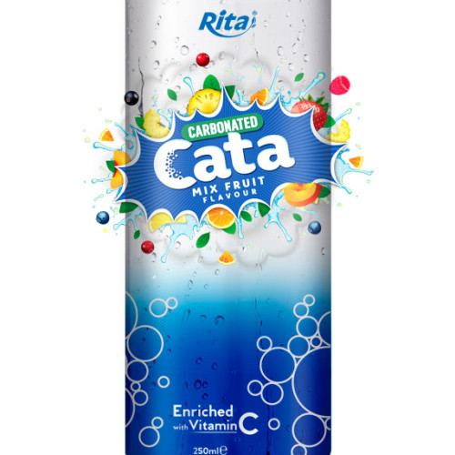 250ml Carbonated Mix Fruit Flavor Drink